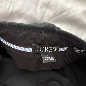 J. Crew Black Tailored Trousers